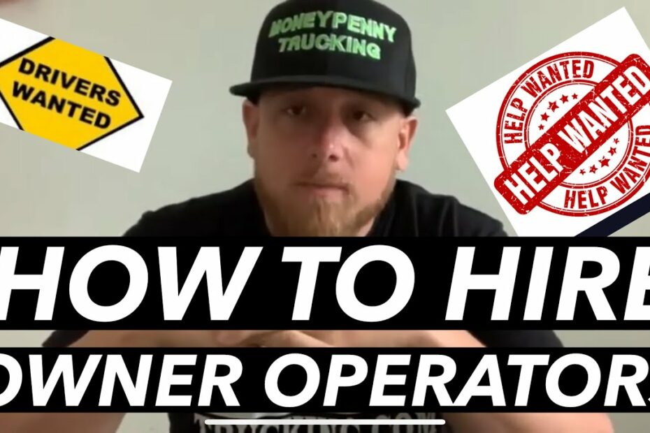 How To Recruit Owner Operator Drivers
