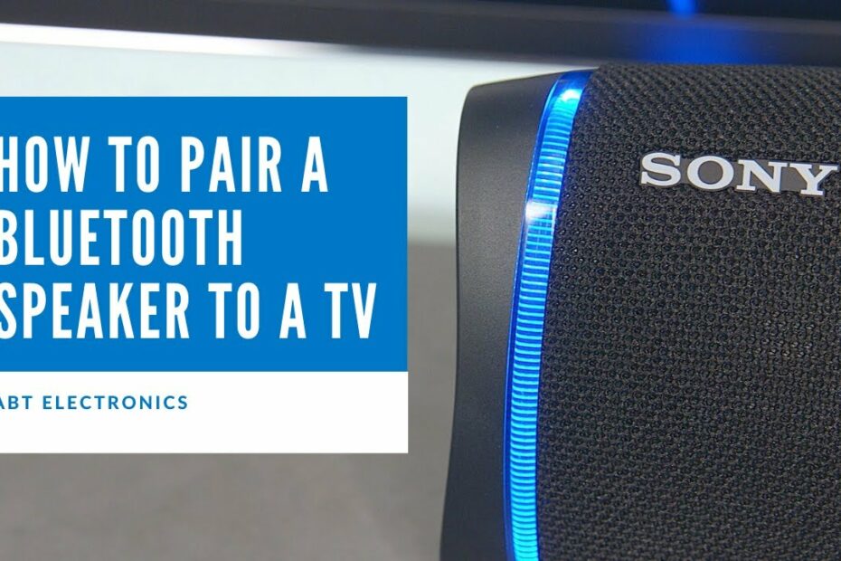 How To Connect Bose Speaker To Sony Tv