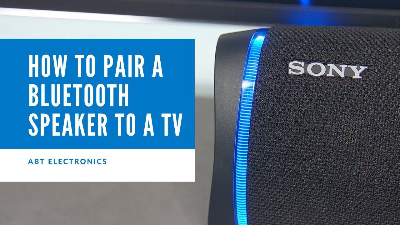 How To Connect Bose Speaker To Sony Tv