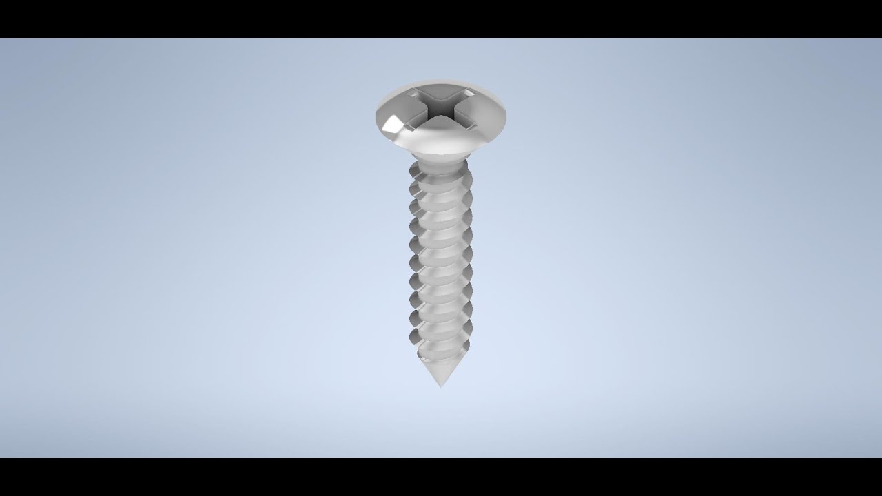 How To Make A Screw On Inventor