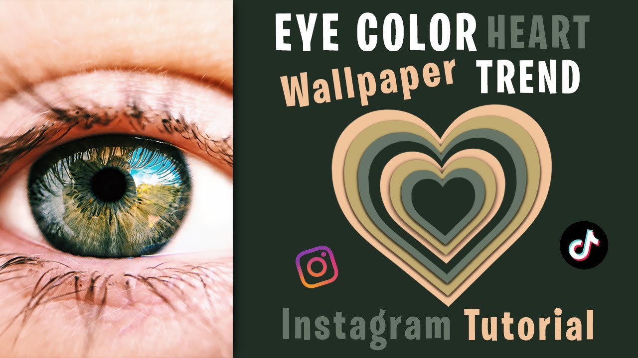 How To Do The Eye Color Heart Trend