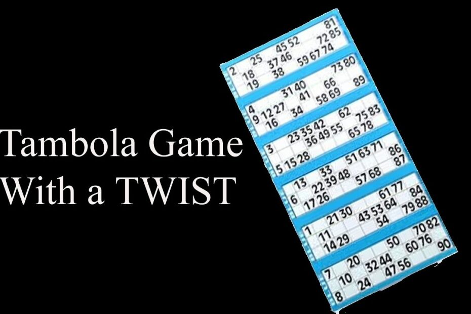 Kitty Party Tambola Game With A Twist| Interesting Tambola Game Idea -  Youtube