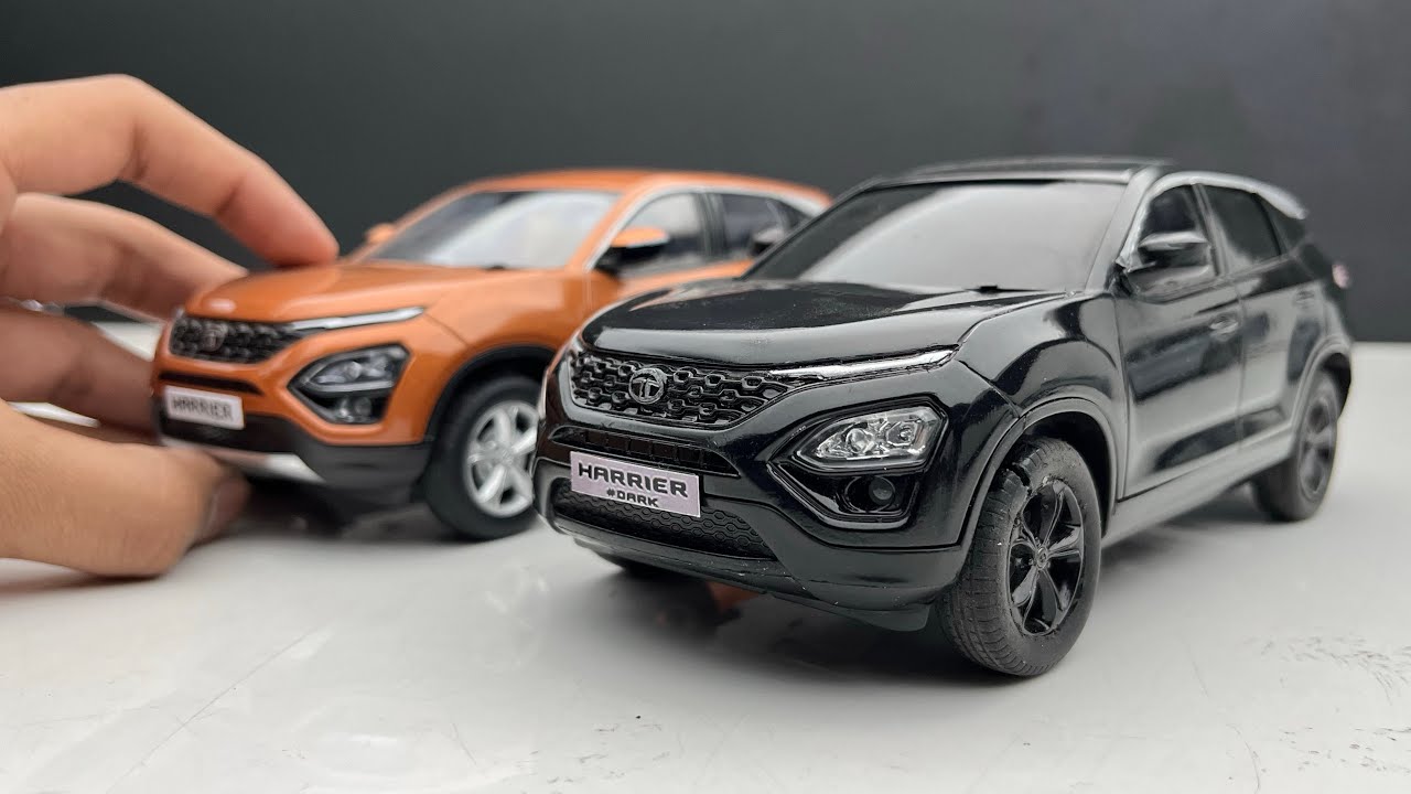 Converting Tata Harrier Into Harrier Dark Edition | Indian Car Diecast  Scale Model Modifications - Youtube