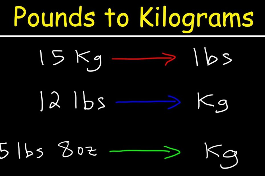 How Many Kilograms Are In 8 Pounds