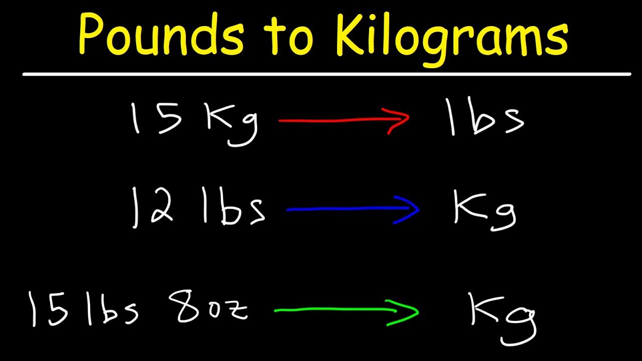 How Many Kilograms Are In 8 Pounds