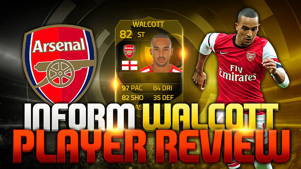 Fifa 15 Striker Inform Theo Walcott Review + In Game Stats Ultimate Team -  Youtube