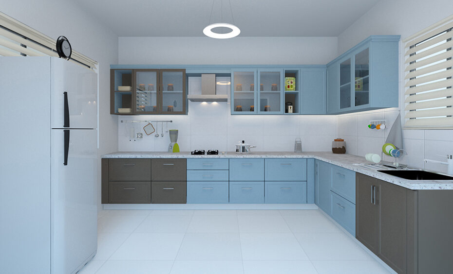 Modern L-Shaped Kitchen Designs | Designcafe