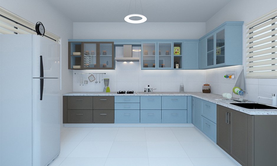 Modern L-Shaped Kitchen Designs | Designcafe