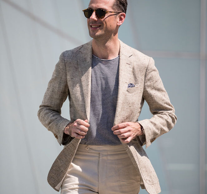 A Few Rules For Wearing A T-Shirt With A Blazer - He Spoke Style