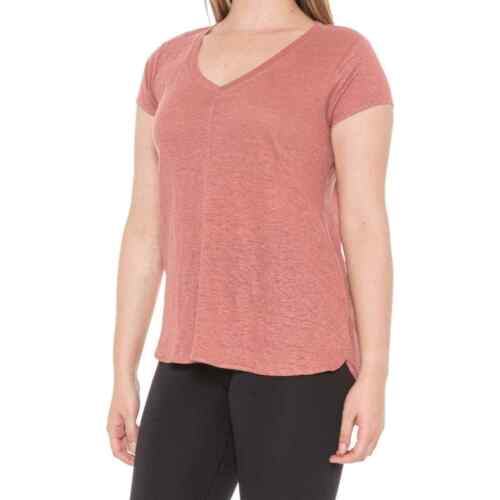 Tahari Linen T Shirt - Gem