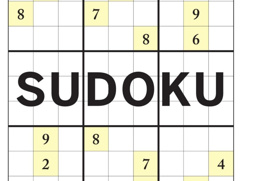 Sudoku - Trò Chơi Trí Tuệ Dành Cho Trẻ Em