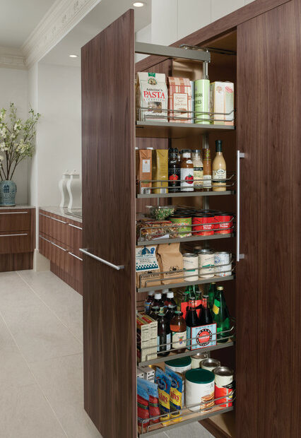 Tall Pull-Out Pantry - Modern - Kitchen - Houston - By Cabinet Innovations  | Houzz