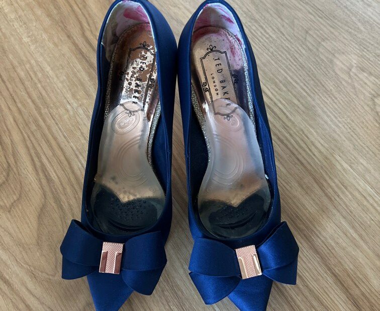 Ted Baker Sapphire Blue Heels, Women'S Fashion, Footwear, Heels On Carousell