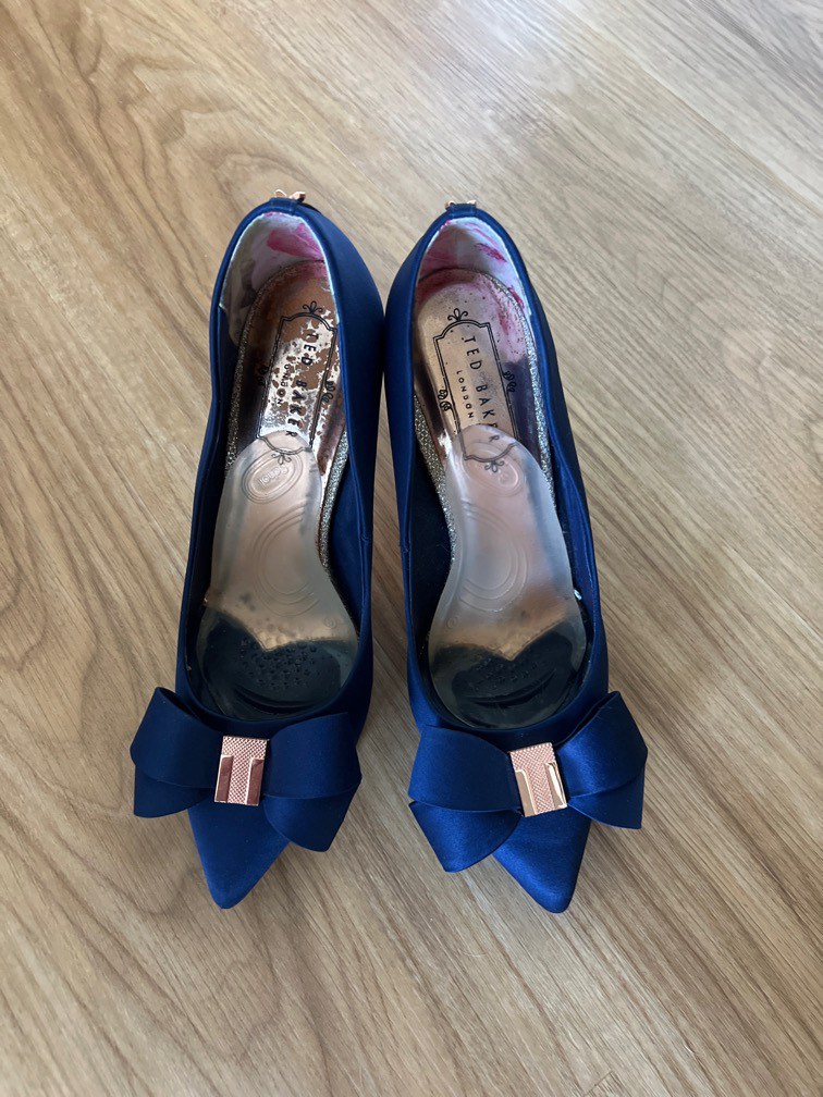 Ted Baker Sapphire Blue Heels, Women'S Fashion, Footwear, Heels On Carousell