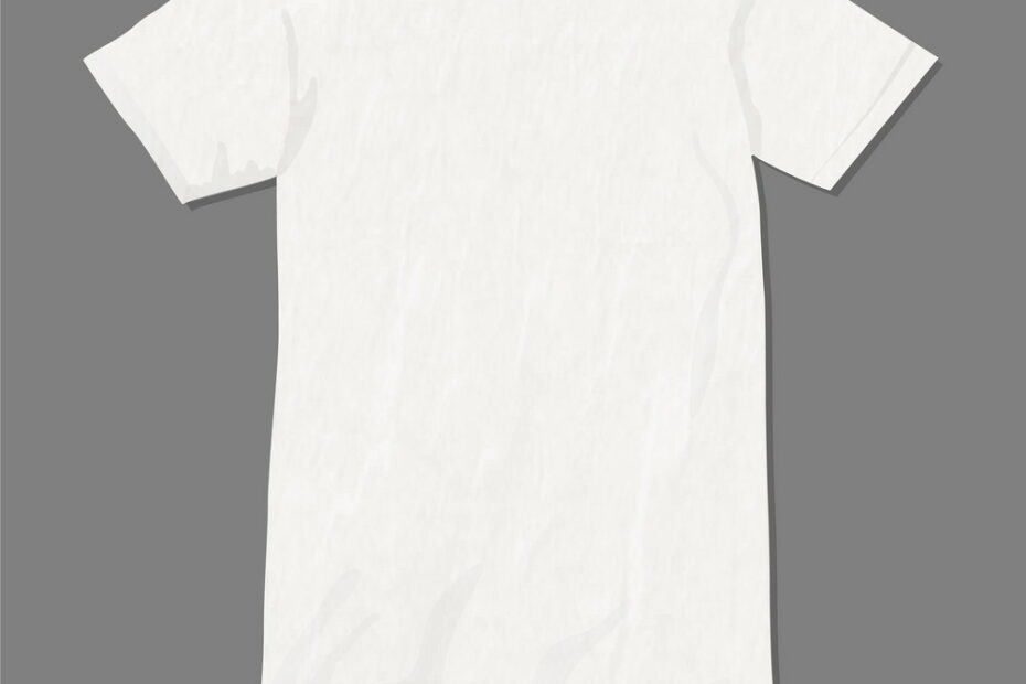 White T Shirt Design Template Royalty Free Vector Image