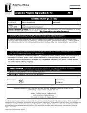 Academic Probation Letter | Download Free Pdf | Behavior Modification