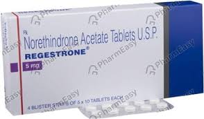 Regestrone 5 Mg Tablet - Uses, Dosage, Side Effects, Price, Composition |  Practo