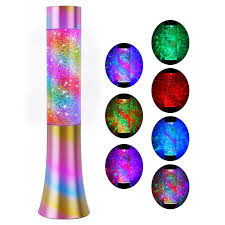 2131 14.5″ Rainbow Glitter Lamp - Lava® Lamp