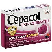 Cepacol® Extra Strength Sore Throat Lozenges - Sugar Free Cherry