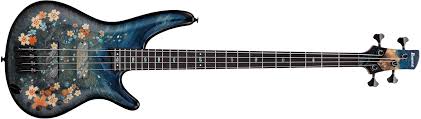 Ibanez Made In Japan Limited Jcsr2021Ntl Bass Guitar - Buckeye Burl And  Blue Resin | Sweetwater