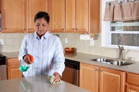 Shiny Granite Countertops With Coconut Oil